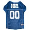 NFL PET JERSEY Football Licensed Dog Jersey 32 NFL Teams Available Comes in 6 Sizes Football Pet Jersey Sports Mesh Jersey Dog Jersey Outfit (Indianapolis Colts)
