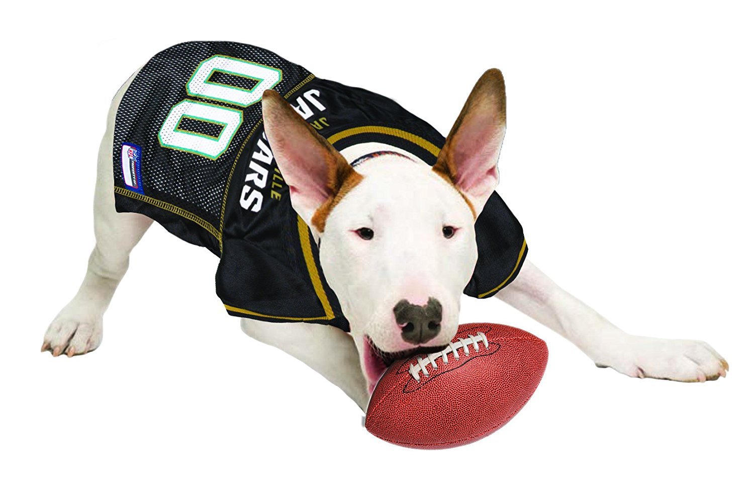 NFL PET JERSEY Football Licensed Dog Jersey 32 NFL Teams Available Comes in 6 Sizes Football Pet Jersey Sports Mesh Jersey Dog Jersey Outfit (Jacksonville Jaguars) 6
