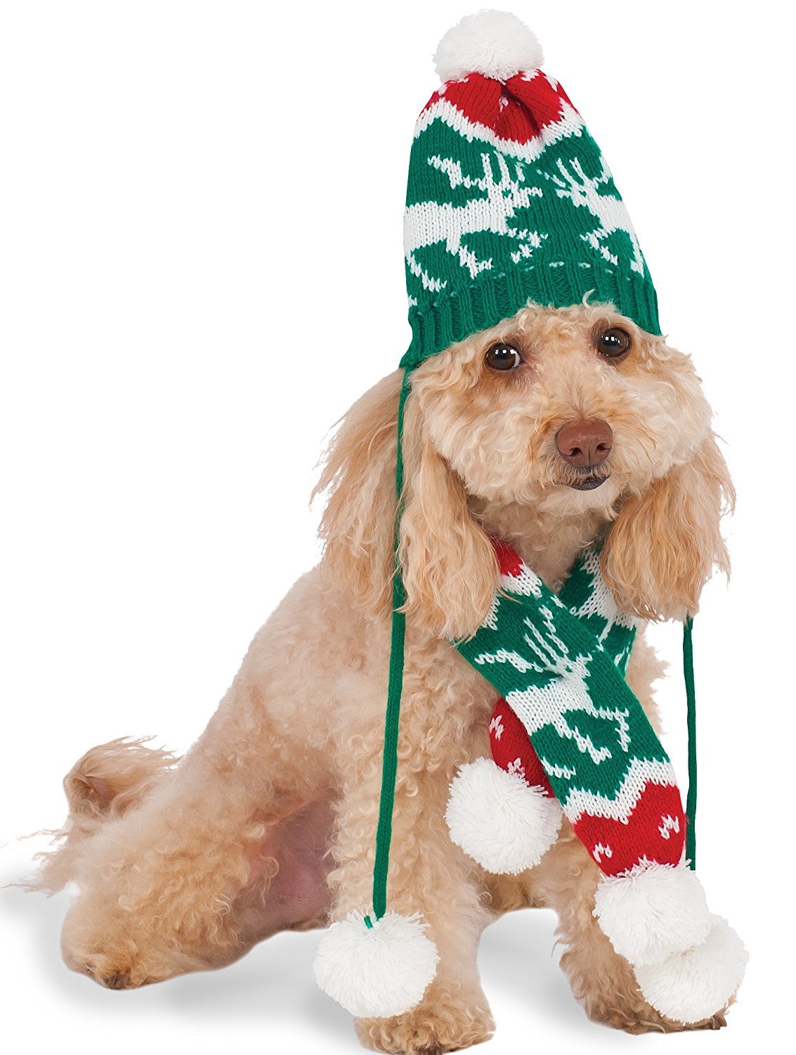 Rubies Costume Company Knit Winter Scarf and Hat Set for Pet