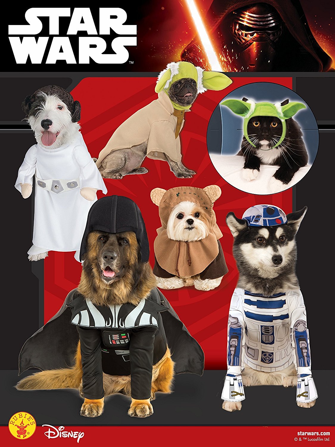 Rubies Costume Company Star Wars Classic Jedi Robe Pet Costume 2