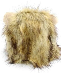 SMALLLEE_LUCKY_STORE Pet Clothes for Small Dog Cat Lion Mane Costume Wig Hat Festival Party Fancy Dress 2