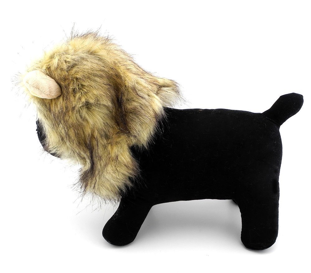 SMALLLEE_LUCKY_STORE Pet Clothes for Small Dog Cat Lion Mane Costume Wig Hat Festival Party Fancy Dress 5