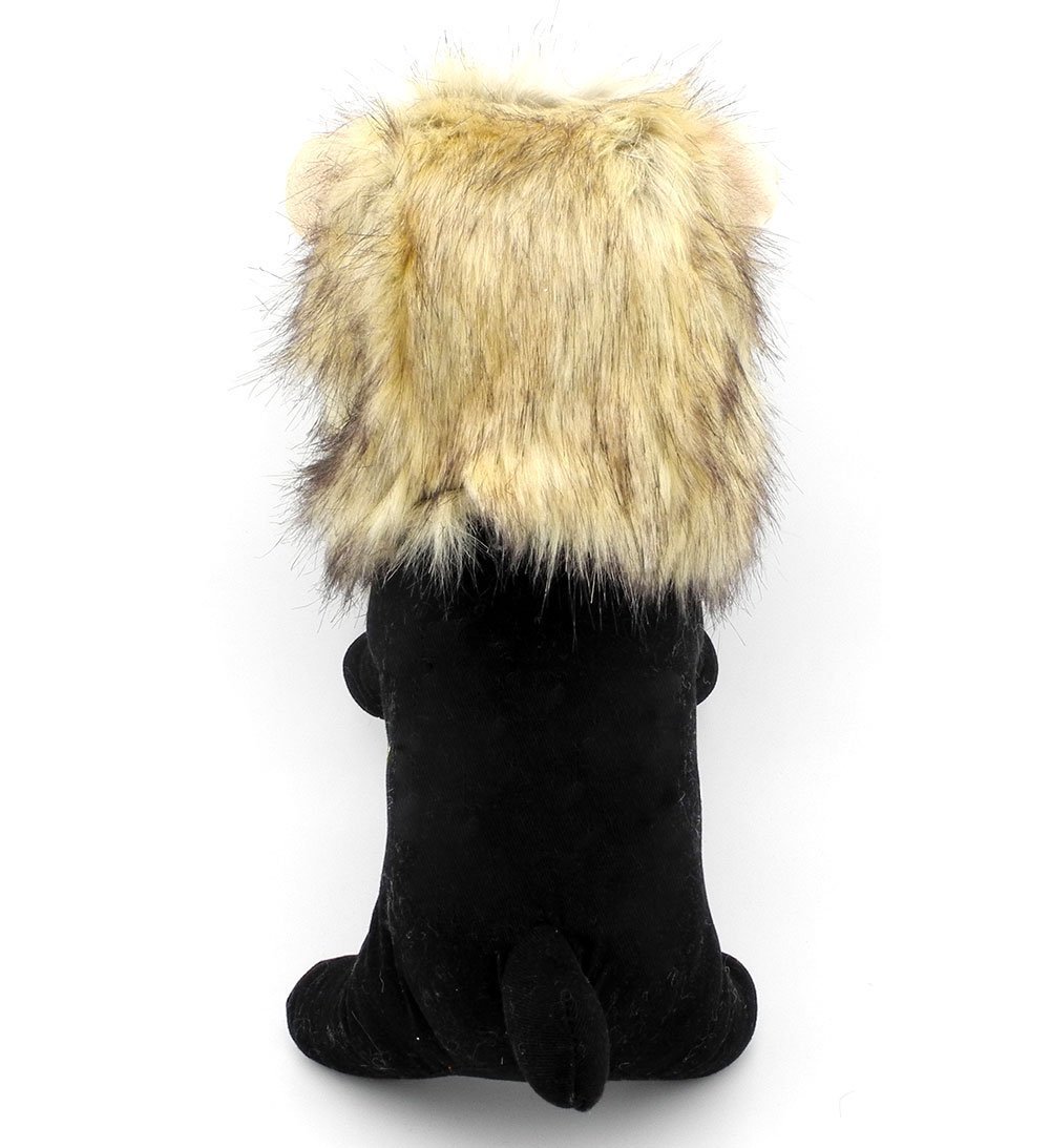 SMALLLEE_LUCKY_STORE Pet Clothes for Small Dog Cat Lion Mane Costume Wig Hat Festival Party Fancy Dress 7