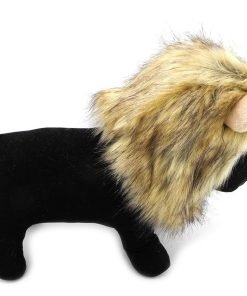 SMALLLEE_LUCKY_STORE Pet Clothes for Small Dog Cat Lion Mane Costume Wig Hat Festival Party Fancy Dress 9