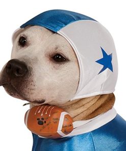 Blue Football Player Dog Costume 3