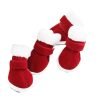 Elevin(TM)1Set Christmas Dress up Pet Dog Chihuahua Snow Warm Boots Puppy Shoes for Small Dog