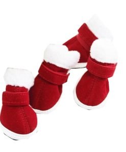 Elevin(TM)1Set Christmas Dress up Pet Dog Chihuahua Snow Warm Boots Puppy Shoes for Small Dog