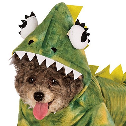Rubie's Pet Costume, Small, Green Dinosaur Hoodie 3