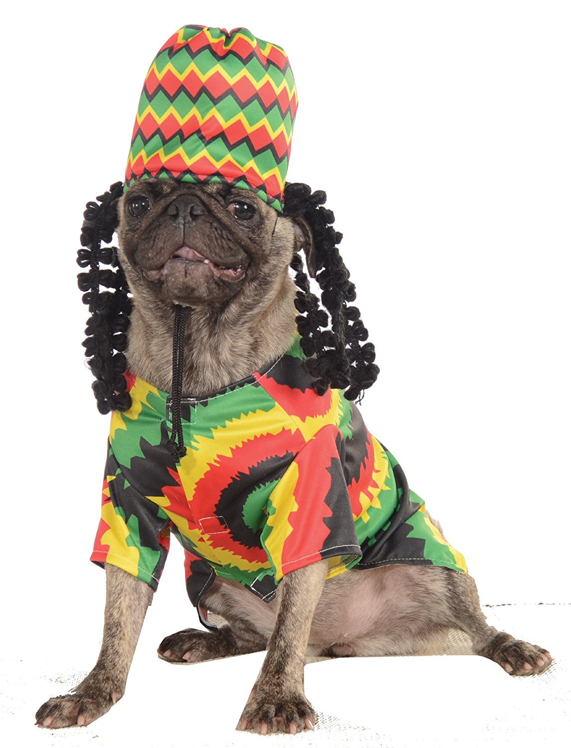 Rubie's Pet Costume, Small, Rasta Dog