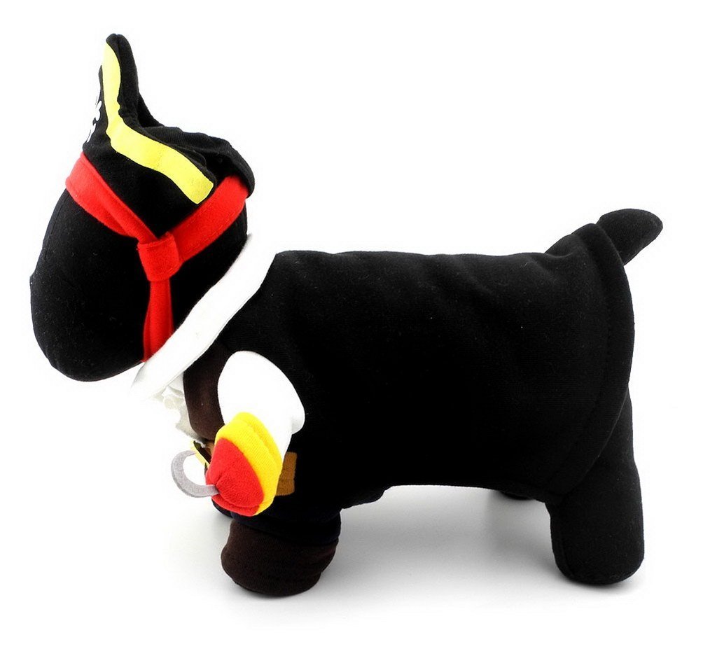 SELMAI Pet Cat Dog under 20 pounds Small Dog Pirate Costume Coat with Adjustable Hat 5