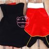 SMALLLEE_LUCKY_STORE Cat Dog Clothes Black Red Vampire Jumpsuit Cloak Coat Costume Small Dog Clothes