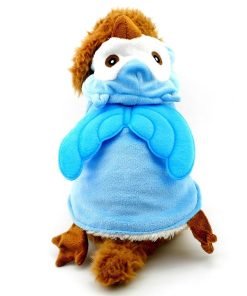 SMALLLEE_LUCKY_STORE Dog Cat Fleece Owl Costume Pajamas Puppy Winter Coat for Small Dog under 20lbs 3