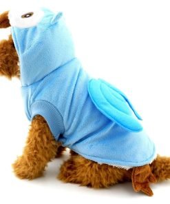 SMALLLEE_LUCKY_STORE Dog Cat Fleece Owl Costume Pajamas Puppy Winter Coat for Small Dog under 20lbs 4