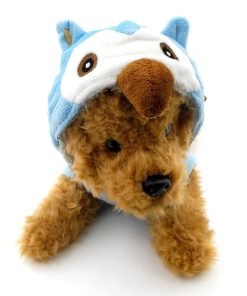 SMALLLEE_LUCKY_STORE Dog Cat Fleece Owl Costume Pajamas Puppy Winter Coat for Small Dog under 20lbs 6