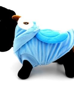 SMALLLEE_LUCKY_STORE Dog Cat Fleece Owl Costume Pajamas Puppy Winter Coat for Small Dog under 20lbs 8