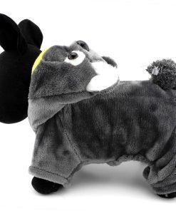 SMALLLEE_LUCKY_STORE Pet Clothes for Small Dog Cat Fleece Koala Costume Party Halloween Fancy Dress Grey 3