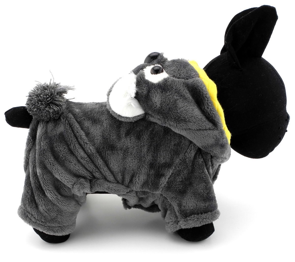 SMALLLEE_LUCKY_STORE Pet Clothes for Small Dog Cat Fleece Koala Costume Party Halloween Fancy Dress Grey 5