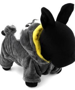 SMALLLEE_LUCKY_STORE Pet Clothes for Small Dog Cat Fleece Koala Costume Party Halloween Fancy Dress Grey 8