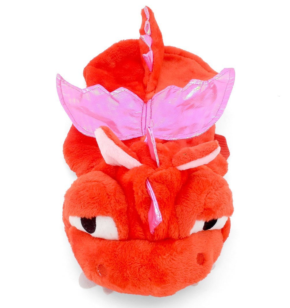 SMALLLEE_LUCKY_STORE Pet Dog Cat Flying Dragon Dinosaur Costume Velvet Coat