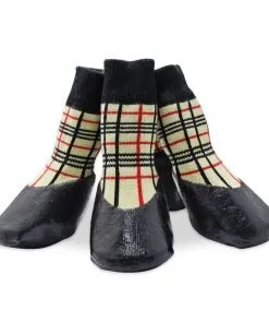 abcGoodefg Pet Dog Puppy Waterproof Nonslip Sports Socks Shoes Boots, Rubber Sole, Comfortable Design