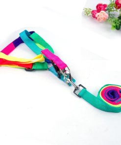 BOSUN(TM)Colorful Nylon Dog Harness & Leash Set Puppy & Cat Harness & Lead Set For Chihuahua Teddy Poodle - 4
