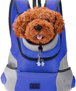 CozyCabin Latest Style Comfortable Dog Cat Pet Carrier Backpack Travel Carrier Bag Front for Small dogs Puppy Carrier Bike Hiking Outdoor (M, Black) - 1