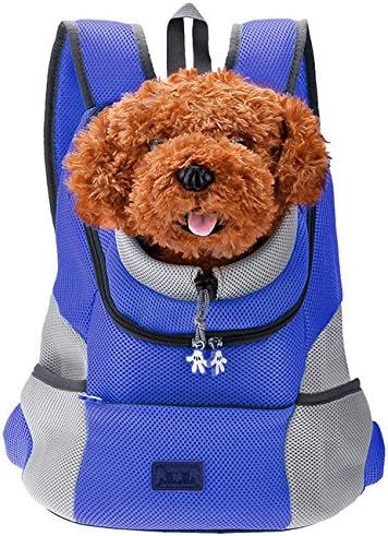 CozyCabin Latest Style Comfortable Dog Cat Pet Carrier Backpack Travel Carrier Bag Front for Small dogs Puppy Carrier Bike Hiking Outdoor (M, Black) - 1