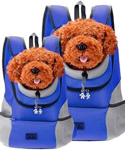 CozyCabin Latest Style Comfortable Dog Cat Pet Carrier Backpack Travel Carrier Bag Front for Small dogs Puppy Carrier Bike Hiking Outdoor (M, Black) - 2