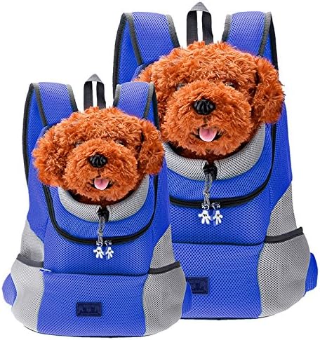 CozyCabin Latest Style Comfortable Dog Cat Pet Carrier Backpack Travel Carrier Bag Front for Small dogs Puppy Carrier Bike Hiking Outdoor (M, Black) - 2