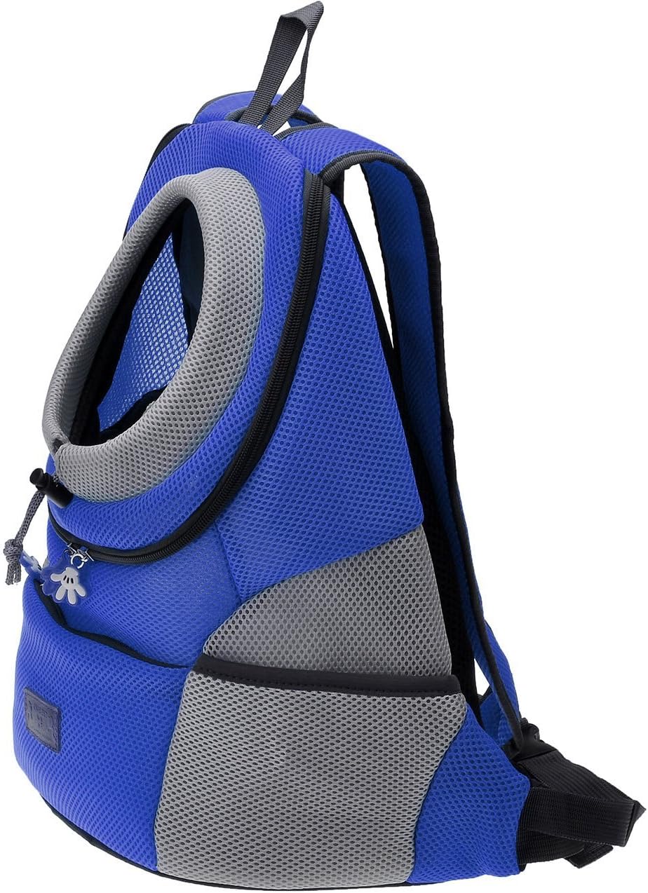 CozyCabin Latest Style Comfortable Dog Cat Pet Carrier Backpack Travel Carrier Bag Front for Small dogs Puppy Carrier Bike Hiking Outdoor (M, Black) - 5