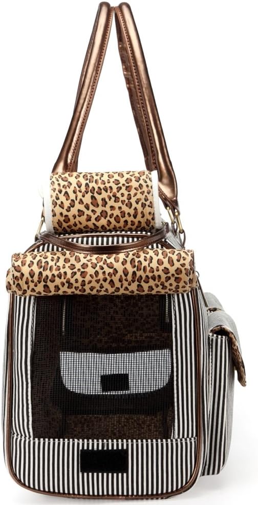 Kenox Fashion Dog Cat Pet Carrier Bags Travel Mesh Tote Handbag-6