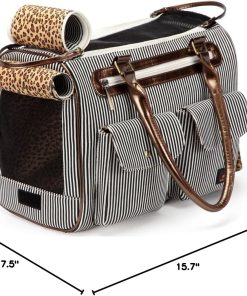 Kenox Fashion Dog Cat Pet Carrier Bags Travel Mesh Tote Handbag-8