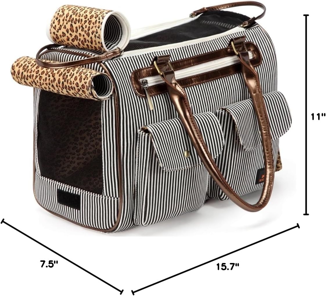 Kenox Fashion Dog Cat Pet Carrier Bags Travel Mesh Tote Handbag-8