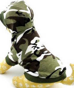 Ranphy Small Dog Cat Camo T-shirt Puppy Tank Top Chihuahua Hoodie for Boy Crown Shirt Puppy Tee Shirt - 2
