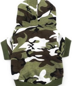 Ranphy Small Dog Cat Camo T-shirt Puppy Tank Top Chihuahua Hoodie for Boy Crown Shirt Puppy Tee Shirt - 4
