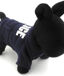 SELMAI Pet Clothes for Small Dog Cat Puppy Jacket Sweater Jumpsuit Chihuahua Yorkie Pajamas Christmas Clothing Dark Blue - 6