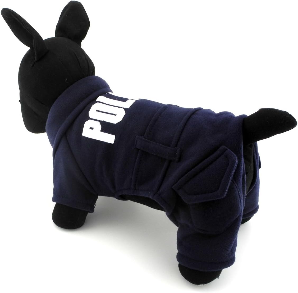 SELMAI Pet Clothes for Small Dog Cat Puppy Jacket Sweater Jumpsuit Chihuahua Yorkie Pajamas Christmas Clothing Dark Blue - 8
