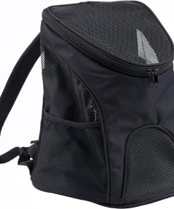 Small Animals Backpack Breathable Mesh Soft-side Puppies Cats Kittens and Rabbits Adjustable Comfortable Chihuahua Yorkies Shih Tzus Carrier for Hiking Outdoor Travel - 1