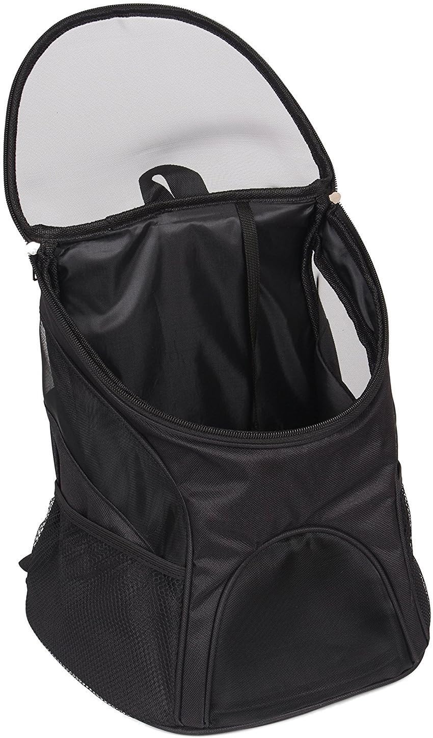 Small Animals Backpack Breathable Mesh Soft-side Puppies Cats Kittens and Rabbits Adjustable Comfortable Chihuahua Yorkies Shih Tzus Carrier for Hiking Outdoor Travel - 5