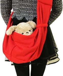 Tiger Mama Reversible Pet Sling Carrier for Pets Up to 12+ lbs - 4
