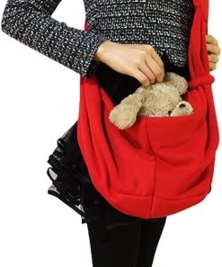 Tiger Mama Reversible Pet Sling Carrier for Pets Up to 12+ lbs - 5