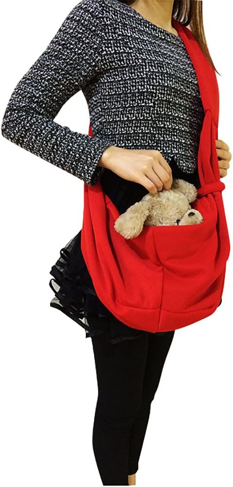 Tiger Mama Reversible Pet Sling Carrier for Pets Up to 12+ lbs - 5