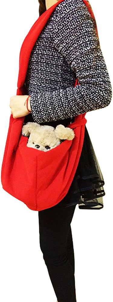 Tiger Mama Reversible Pet Sling Carrier for Pets Up to 12+ lbs - 6