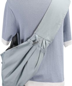 sPETyle Hands Free Reversible Pet Bag Sling Carrier with Adjustable Strap for Small Dogs Puppies Cats Rabbits - 4