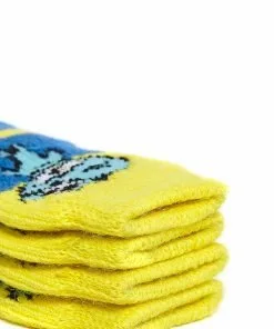 Nothing But Love Pets Toy Small Dog Non Slip 2 sock packs (8 pcs) For Yorkie Pom Maltese Chihuahua (Small size, blue, yellow, pirate) 2