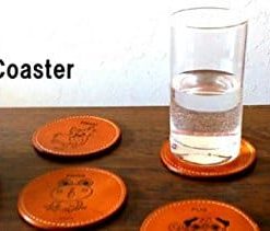 Chihuahua Leather Dog Coaster VANCA Handmade in Japan 3