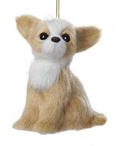 Kurt Adler 4" Plush Chihuahua Ornament