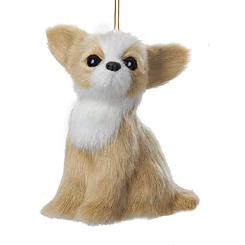 Kurt Adler 4" Plush Chihuahua Ornament Kurt Adler 4" Plush Chihuahua Ornament