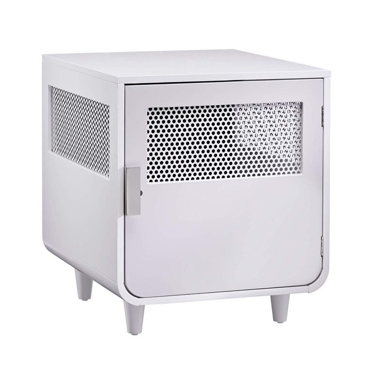 Staart Radius Wooden Dog Crate Alpine White Small