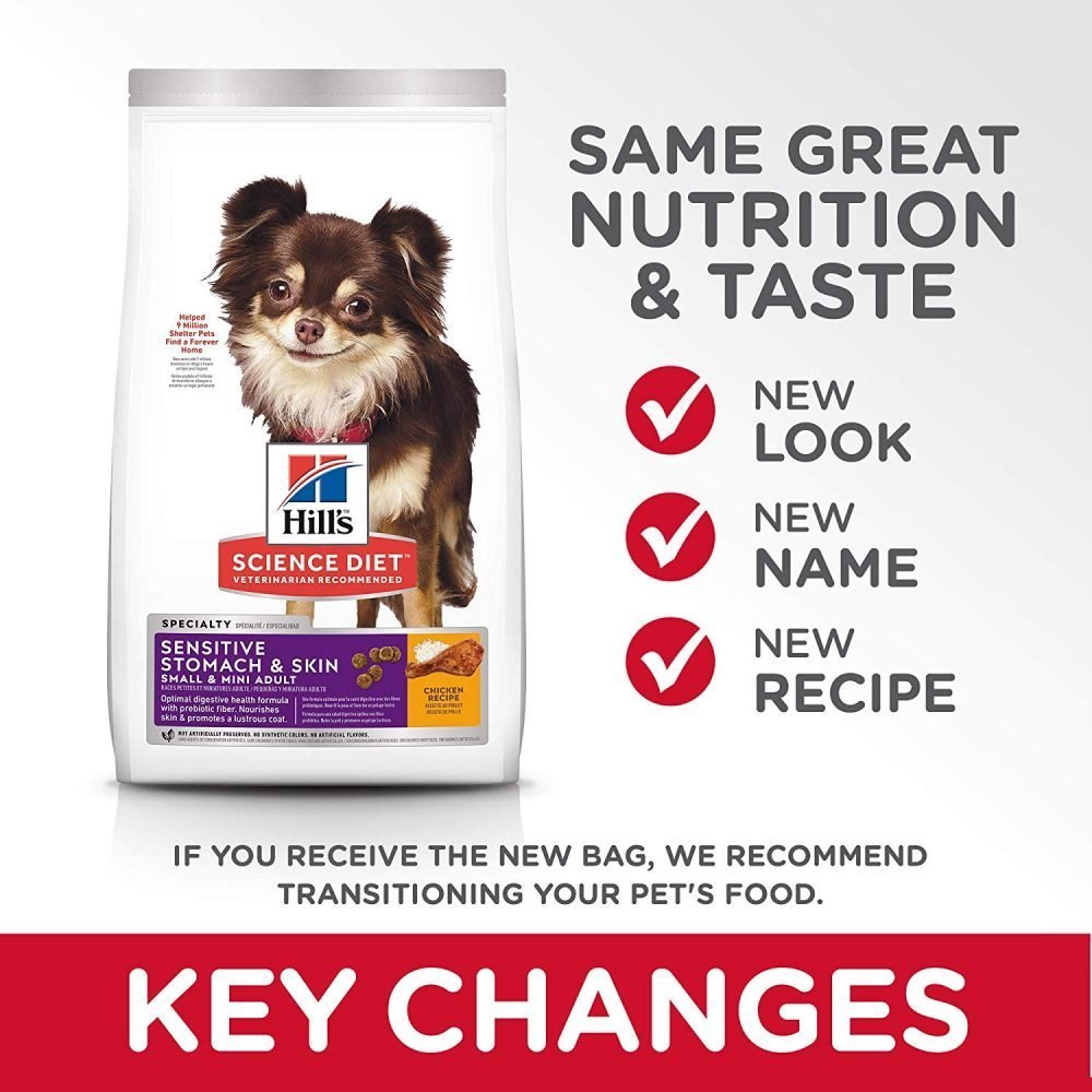 thumbnail image 2 of Hill's Science Diet Sensitive Stomach Dog Food - Chicken Recipe 30lb Bag For Adult Dogs 2 of 13